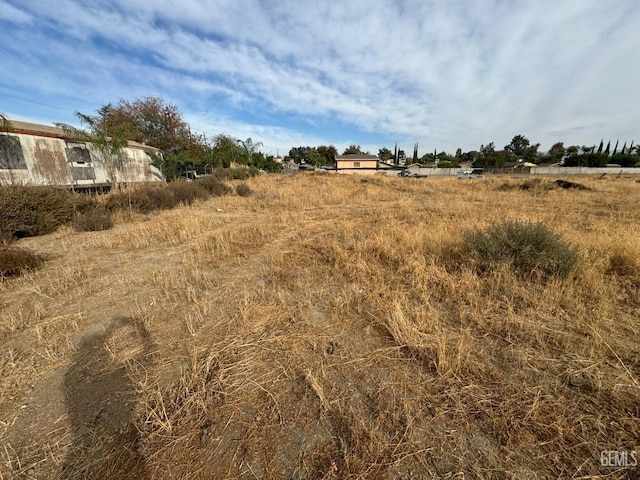 view of landscape with a rural view