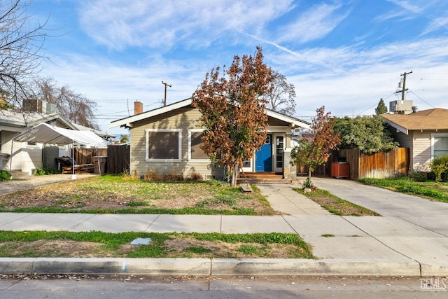 view of bungalow-style house