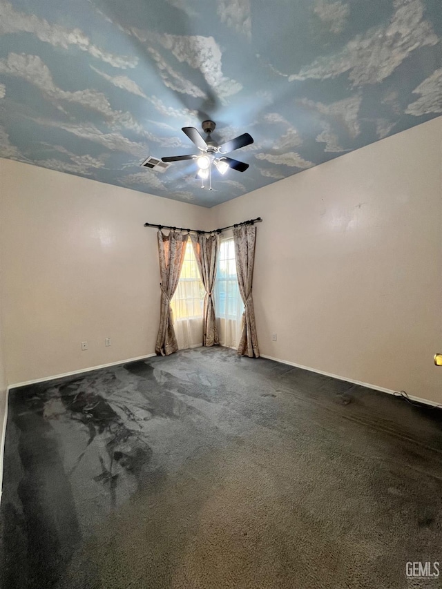 3205 Petite Sirah St, Bakersfield, CA 93306 - carpeted spare room with baseboards and a ceiling fan