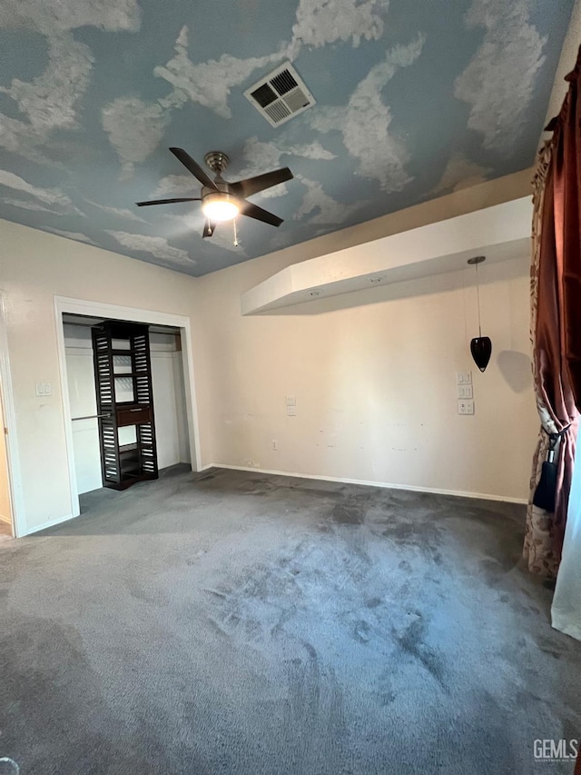 3205 Petite Sirah St, Bakersfield, CA 93306 - carpeted spare room featuring baseboards and a ceiling fan
