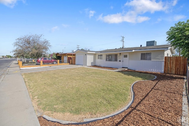 1813 6th Ave, Delano, CA 93215 - view of front facade featuring an attached garage and concrete driveway