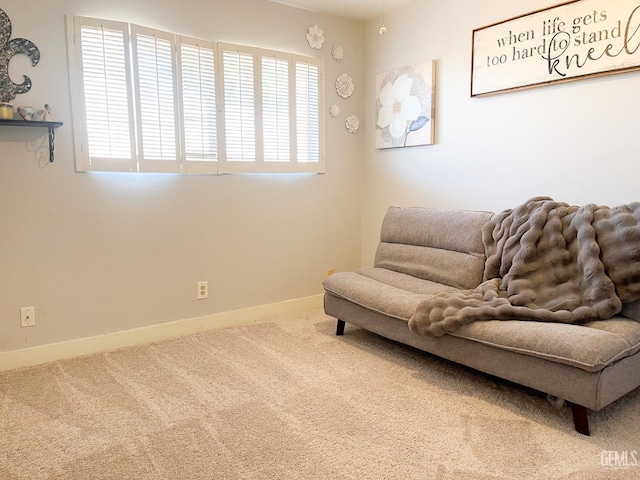 5421 Demaret Ave, Bakersfield, CA 93309 - sitting room featuring carpet and baseboards