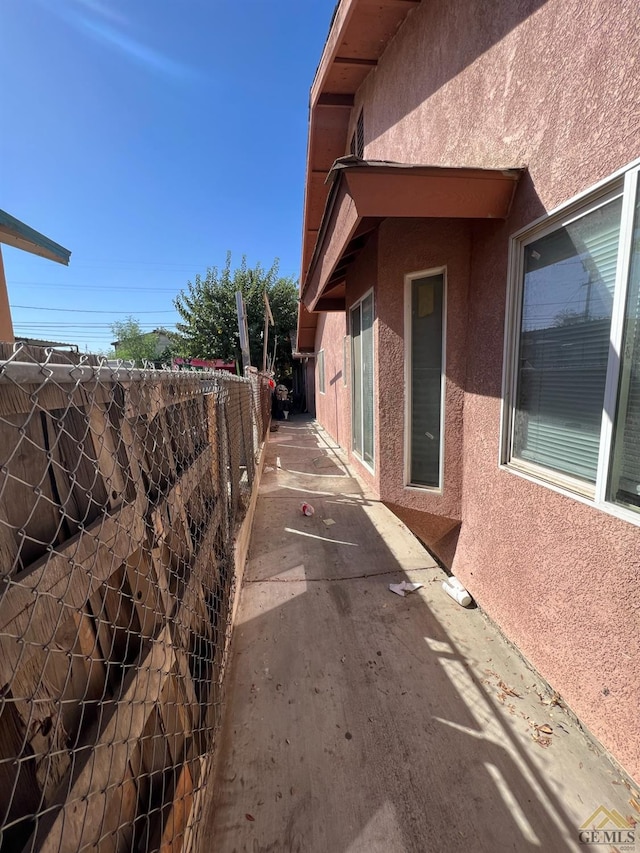 view of home's exterior featuring a patio area