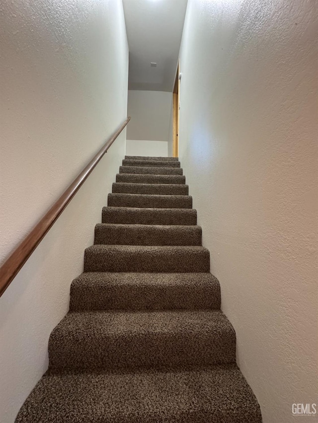 view of stairway