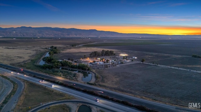8661 Herring Rd, Bakersfield, CA 93313 - aerial view of property's location featuring a mountainous background