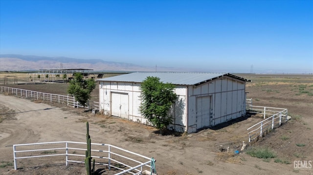 8661 Herring Rd, Bakersfield, CA 93313 - view of outdoor structure with a view of rural / pastoral area and a mountain view