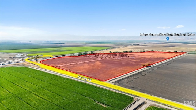 8661 Herring Rd, Bakersfield, CA 93313 - view of rural area with property boundaries highlighted