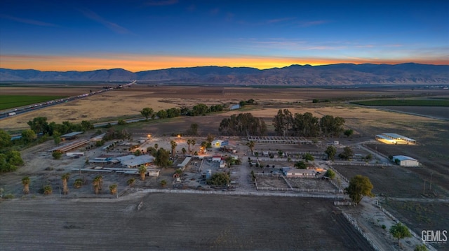 8661 Herring Rd, Bakersfield, CA 93313 - aerial view of property and surrounding area featuring mountains