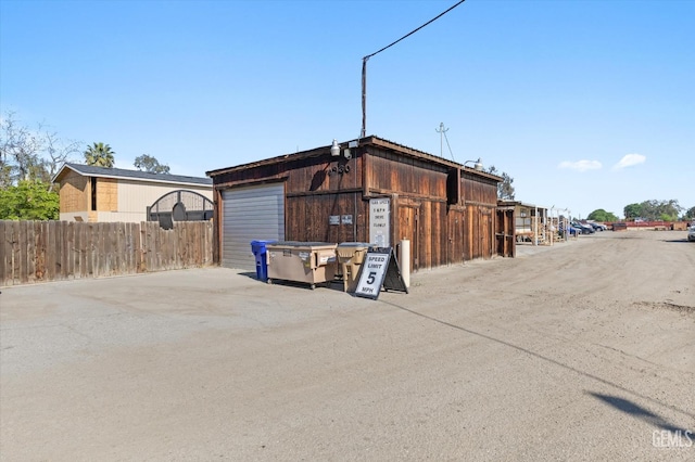 view of outbuilding