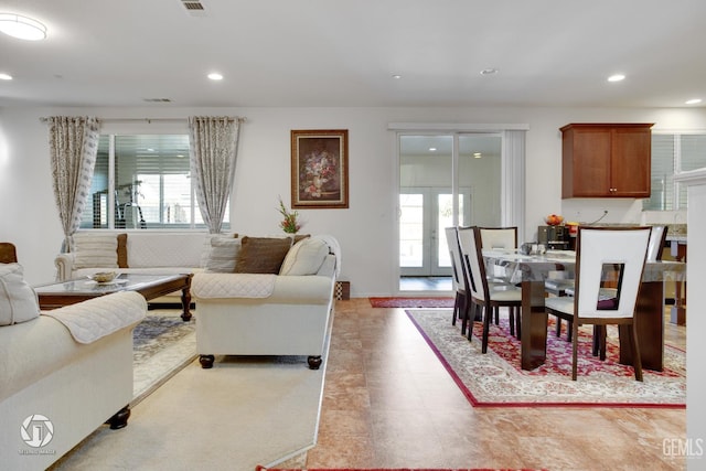 7327 Glitter Way, Bakersfield, CA 93313 - living room with recessed lighting
