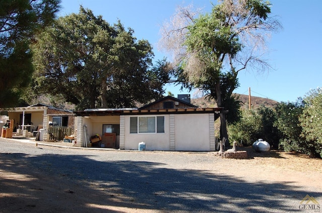 view of ranch-style home