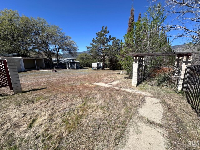2000 Old Canal Rd, Lake Isabella, CA 93240 - bathroom with vanity, shower / bath combination with glass door, and tile patterned flooring