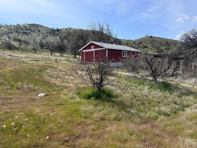 2000 Old Canal Rd, Lake Isabella, CA 93240 - view of yard with a mountain view and an outbuilding