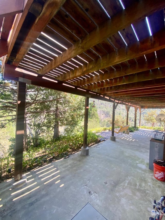 45842 Park Dr, Posey, CA 93260 - view of patio / terrace featuring a pergola