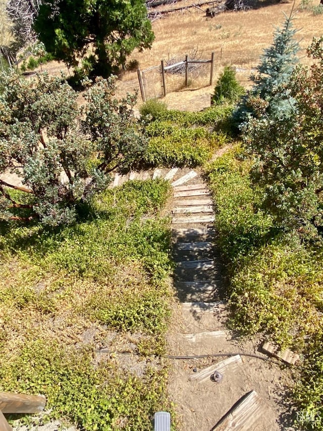 45842 Park Dr, Posey, CA 93260 - view of yard with fence