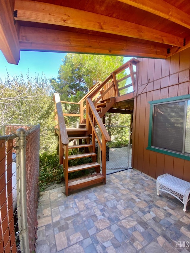 45842 Park Dr, Posey, CA 93260 - view of patio with stairs