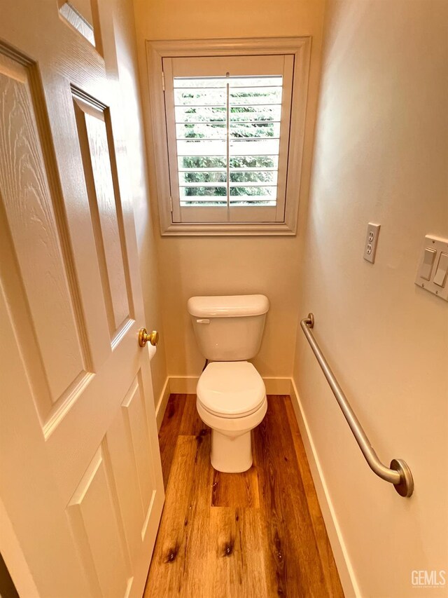 4812 Prairie Meadows Way, Bakersfield, CA 93312 - bathroom featuring toilet and wood finished floors