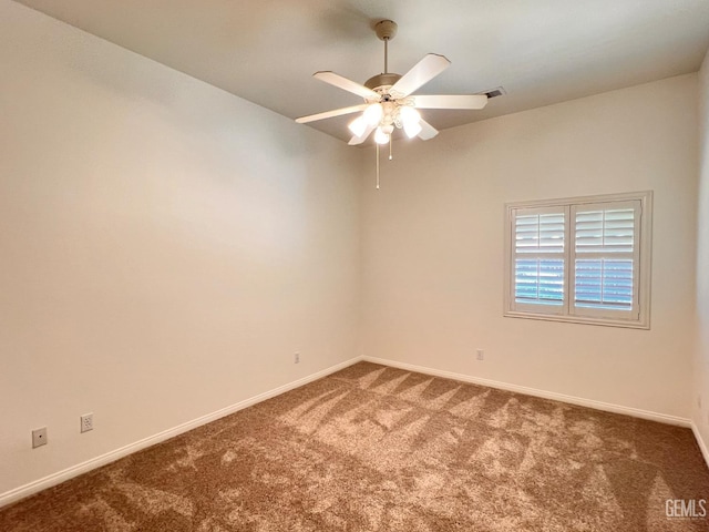 4812 Prairie Meadows Way, Bakersfield, CA 93312 - spare room with carpet and ceiling fan