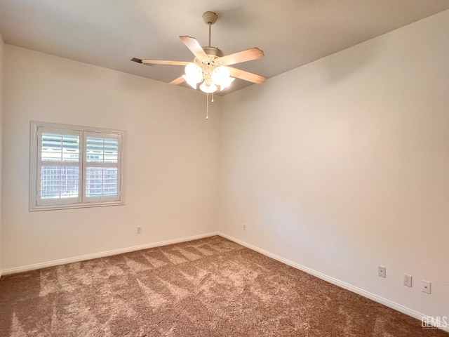 4812 Prairie Meadows Way, Bakersfield, CA 93312 - unfurnished room with a ceiling fan and carpet flooring