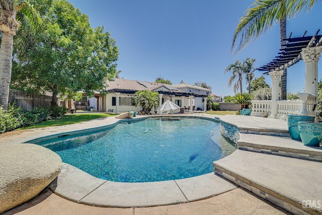 6800 Eagle Cap St, Bakersfield, CA 93313 - view of pool with a patio area