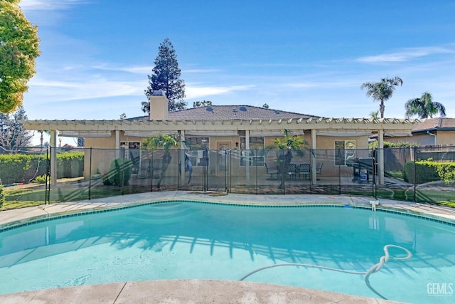 11602 Marazion Hill Ct, Bakersfield, CA 93311 - view of swimming pool featuring a fenced in pool and fence