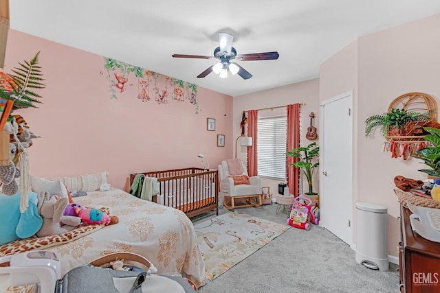 11602 Marazion Hill Ct, Bakersfield, CA 93311 - bedroom with ceiling fan and carpet