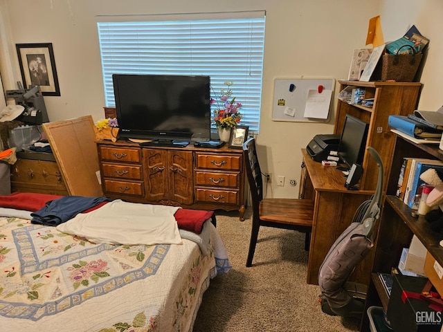 5708 Cypress Point Dr, Bakersfield, CA 93309 - bedroom with carpet and an office area