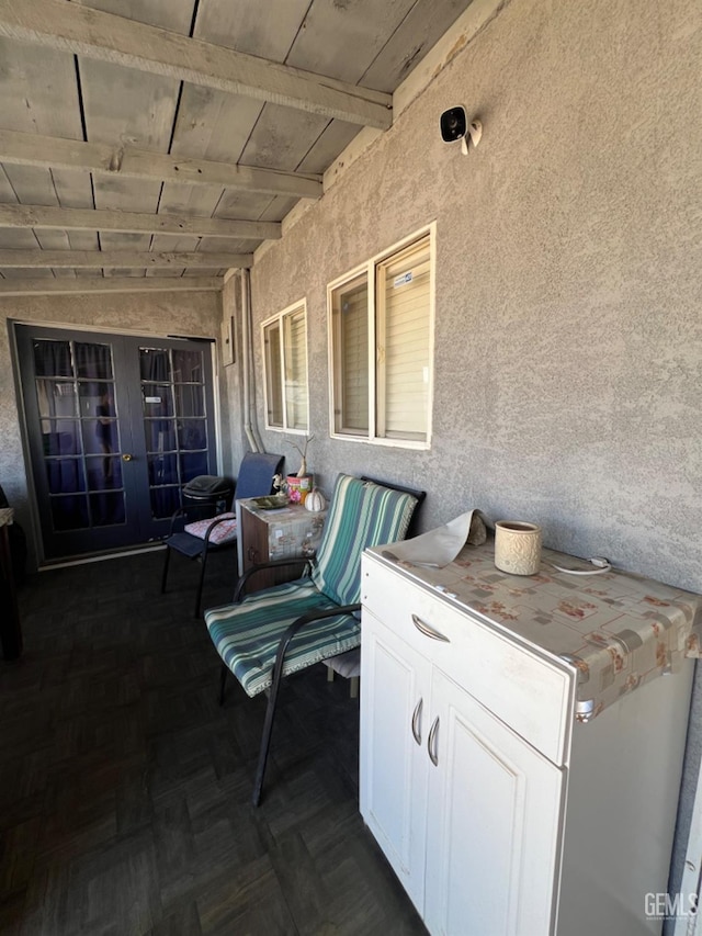 220 Tyler St, Taft, CA 93268 - view of patio with french doors