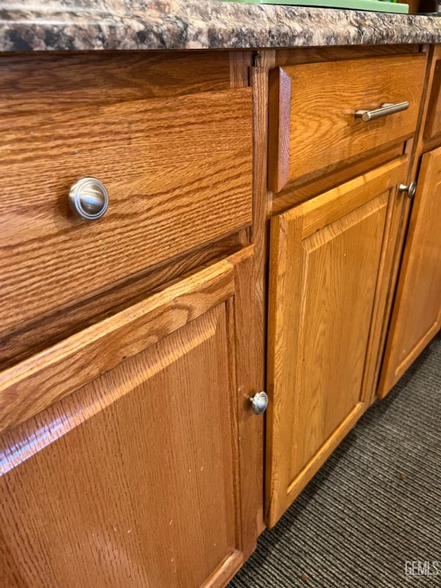 220 Tyler St, Taft, CA 93268 - detailed view of brown cabinetry
