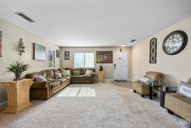 9301 Cobble Mountain Rd, Bakersfield, CA 93313 - carpeted living room featuring baseboards