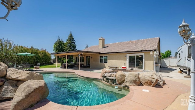6003 Bluewater Bay Ct, Bakersfield, CA 93312 - outdoor pool with a patio