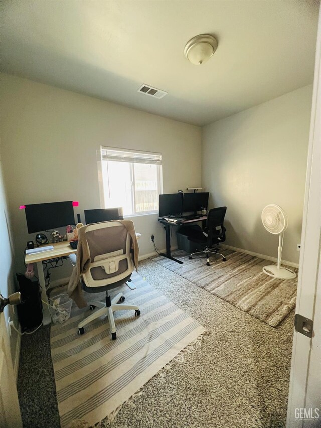 318 Smoke Tree Ct, Wasco, CA 93280 - carpeted office space with baseboards