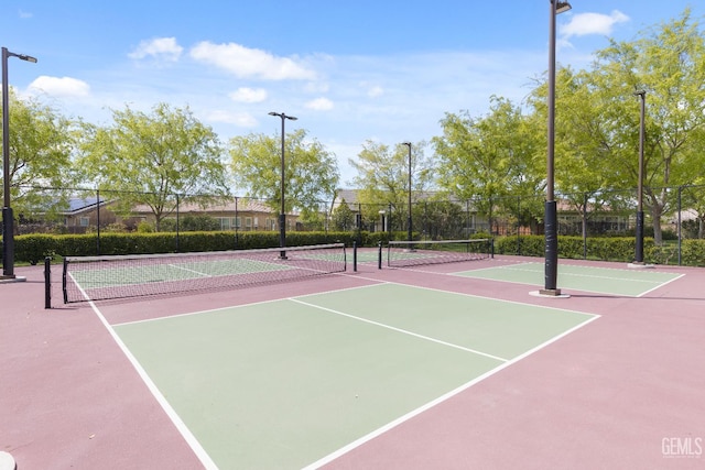 9803 Petersburg Pl, Bakersfield, CA 93306 - view of tennis court with community basketball court