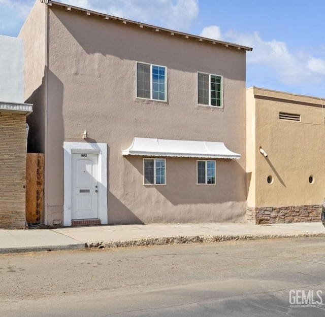 view of rear view of property