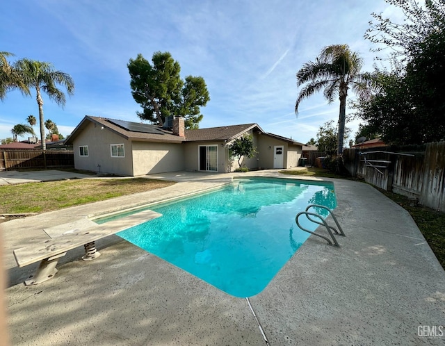 view of pool