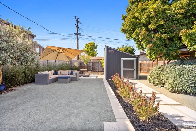 662 Woodland Ct, Arroyo Grande, CA 93420 - view of yard featuring a storage shed, a patio, and stairs