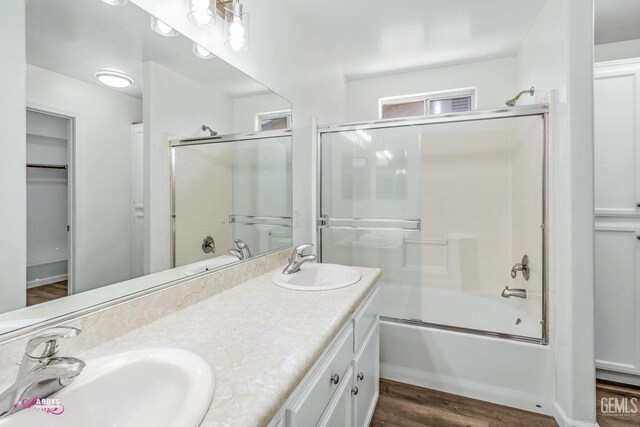 full bath featuring double vanity