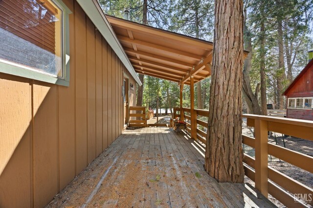 view of deck