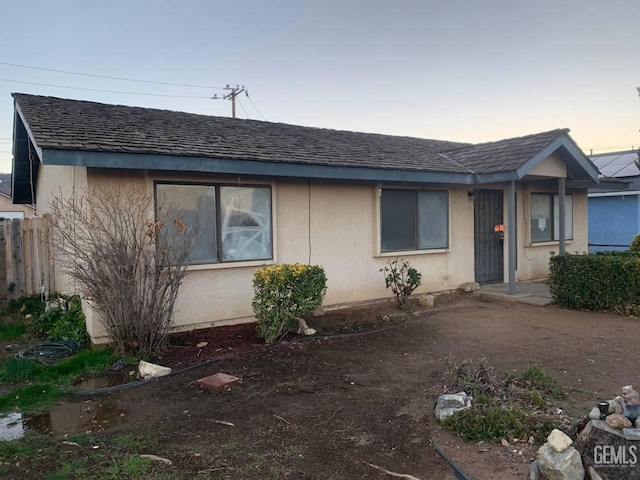 view of ranch-style house