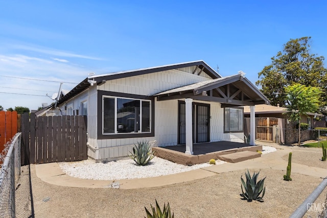 309 F St, Bakersfield, CA 93304 - view of front of property with covered porch