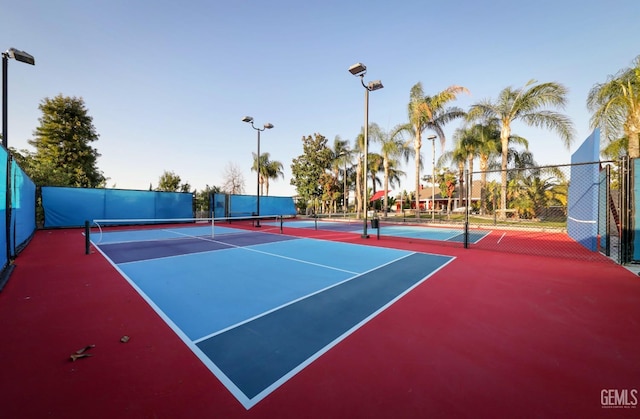 view of sport court