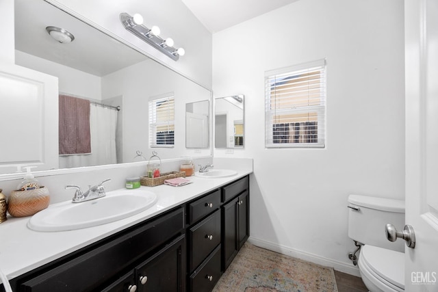 2004 Suncrisp Ln, Bakersfield, CA 93312 - bathroom with toilet and double vanity