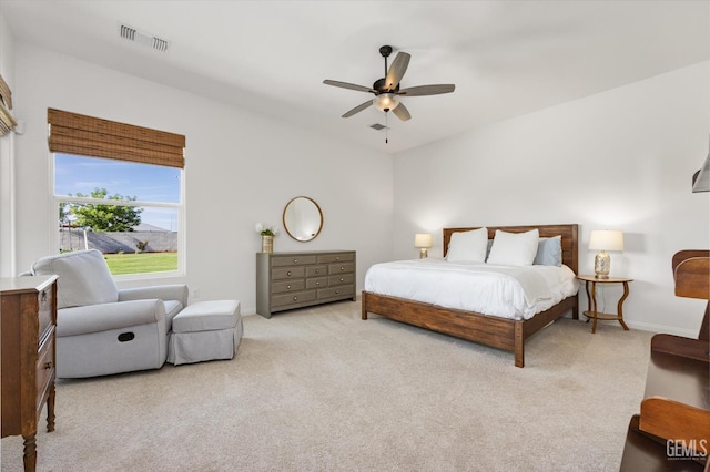 16711 Keystone Pl, Bakersfield, CA 93314 - carpeted bedroom featuring baseboards and ceiling fan