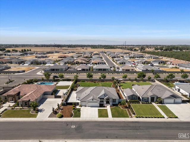 16711 Keystone Pl, Bakersfield, CA 93314 - aerial view of residential area featuring a mountain backdrop