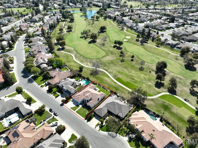 1715 Norwich Way, Bakersfield, CA 93311 - aerial overview of property's location featuring nearby suburban area, property boundaries highlighted, and a golf club