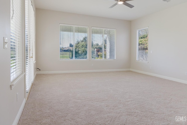 1715 Norwich Way, Bakersfield, CA 93311 - carpeted empty room featuring ceiling fan and baseboards
