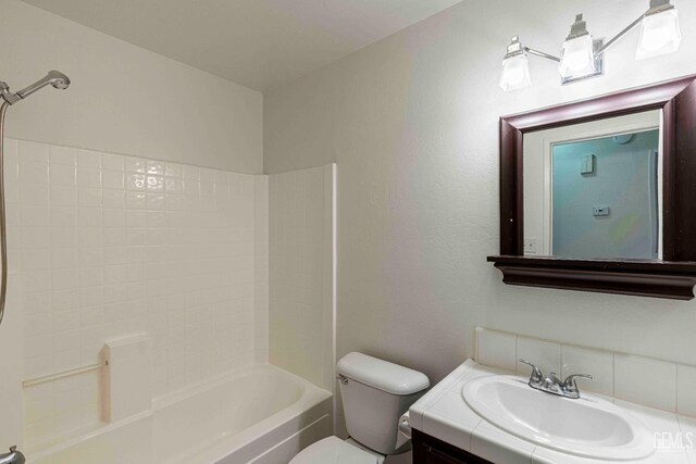 4810 Bluestone Dr, Bakersfield, CA 93311 - full bathroom featuring vanity and shower / bathtub combination