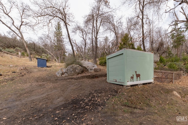 view of outdoor structure