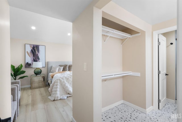 interior space featuring wood finished floors
