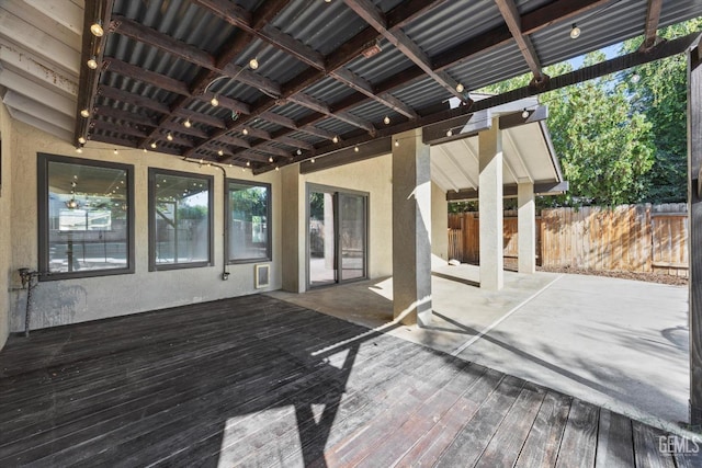 3112 Harrogate Ln, Bakersfield, CA 93309 - wooden deck featuring a patio area